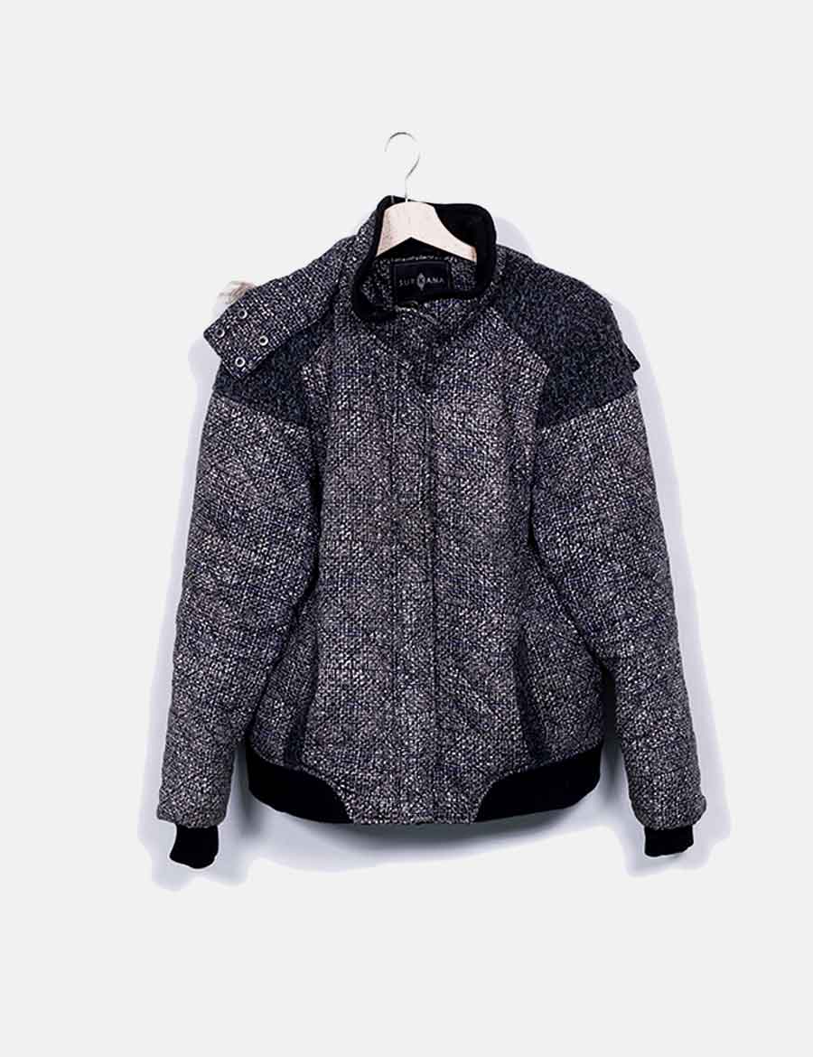 Surkana Online Chaqueta Y Abrigos Combinada Mujer Acolchada De cppZyPqU1