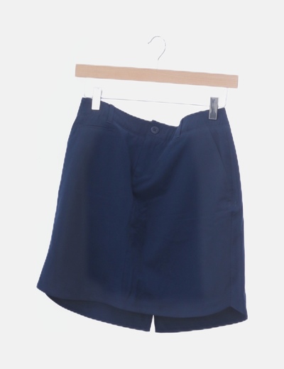 Faldapantalón azul marina