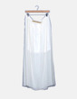 Maxi falda blanca detalle dorado Suiteblanco
