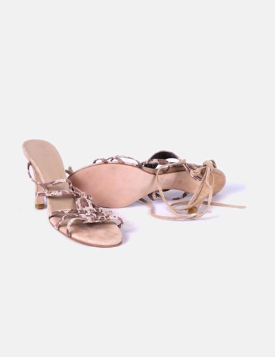 Animal De Sandalia Print Cuerdas H92IWDEY