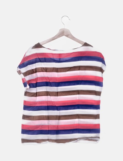 blusa de rayas de colores