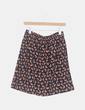 Falda midi estampada botones Charlior