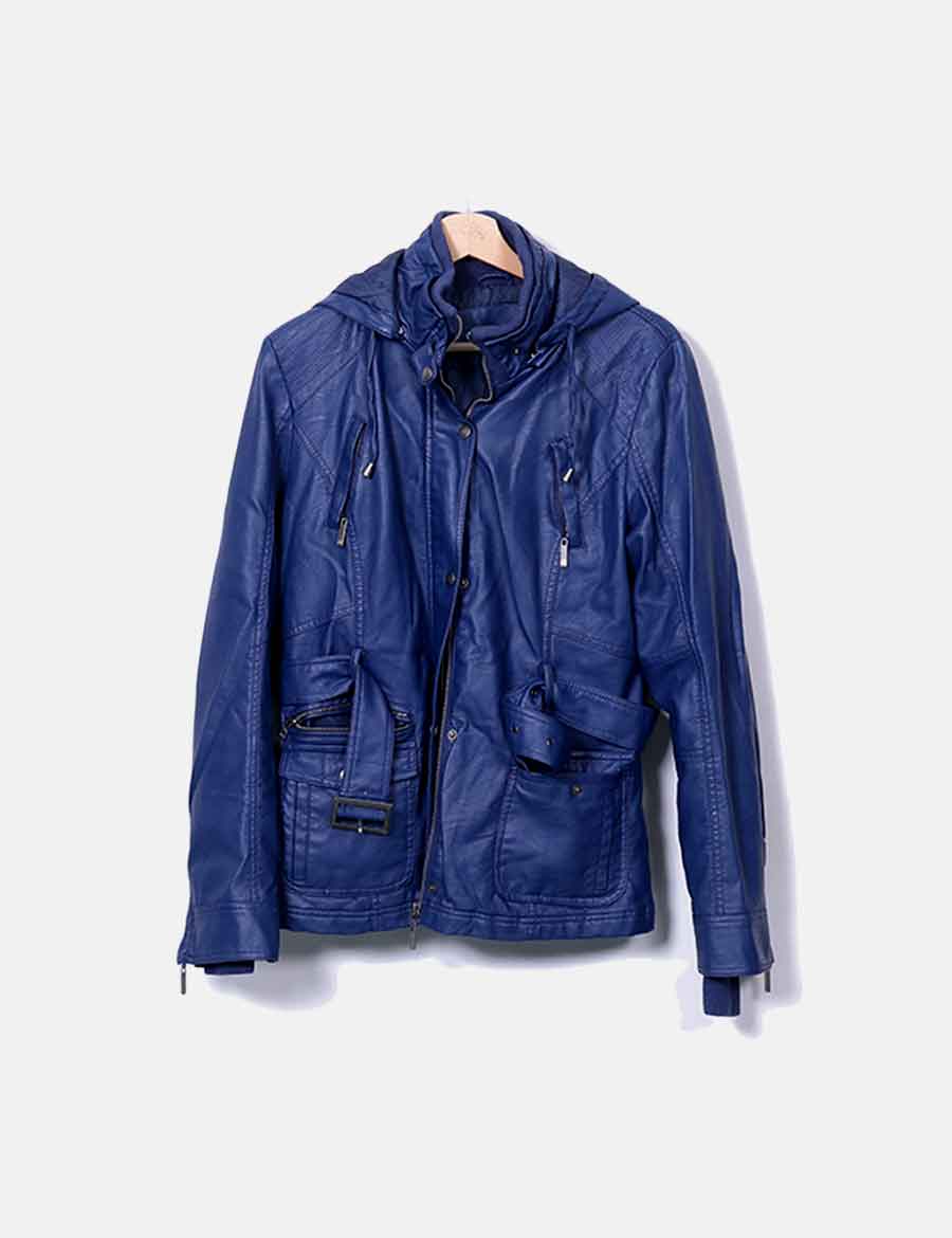 Chaqueta azul polipiel Mujer NoName Chaquetas de y Abrigos online tZtwHqF