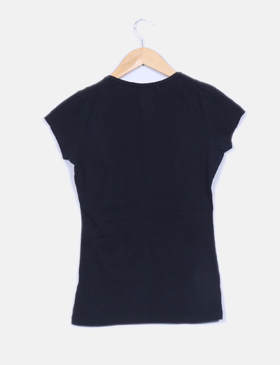 blusa negra mujer zara