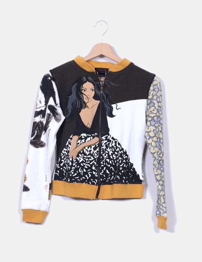 Custo 80 customizada Barcelona descuento Chaqueta Micolet wxYwzr4q