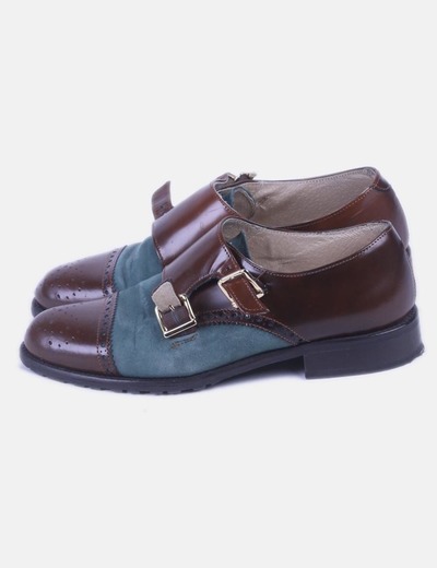 Y Marrón Verde Y Combinado Verde Zapato Combinado Zapato L4Aj35R