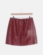 Falda polipiel roja New Look