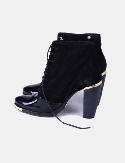 Botines lace combinados negros Cuplé combinados Botines lace gEfqwPx81w