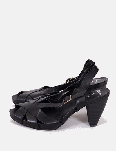Sandalias Con Sandalias Negras Tacón Negras Medio Con Medio Con Negras Tacón Sandalias rxdCeBo