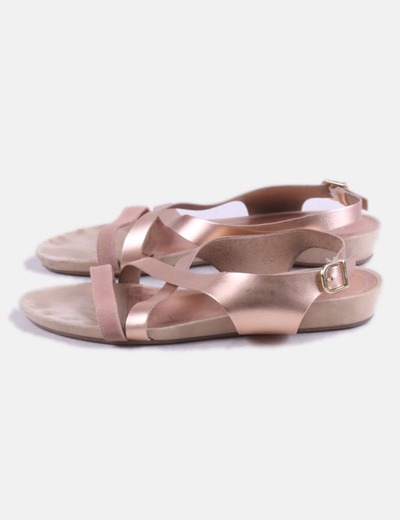 Sandalia Metalizada Sandalia Metalizada Sandalia Sandalia Rosa Metalizada Rosa Rosa QdrtshCx