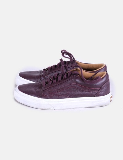 vans old skool piel vans old skool piel