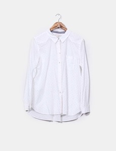 Camisa blanca de lunares Springfield