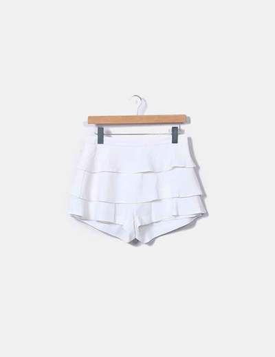 descuento Blanco Volantes 36 Micolet Falda Pantalón Lefties ATxUqItT