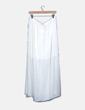Maxi falda blanca detalle dorado Suiteblanco