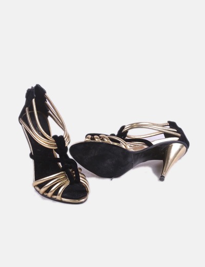 Tacón Sandalia Velvet De Sandalia De Velvet De Tacón Sandalia OPn0wk