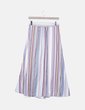 Falda fluida rayas multicolor Ymhy