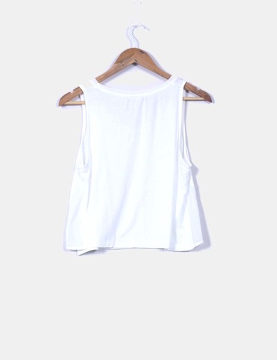 camiseta basica blanca tirantes