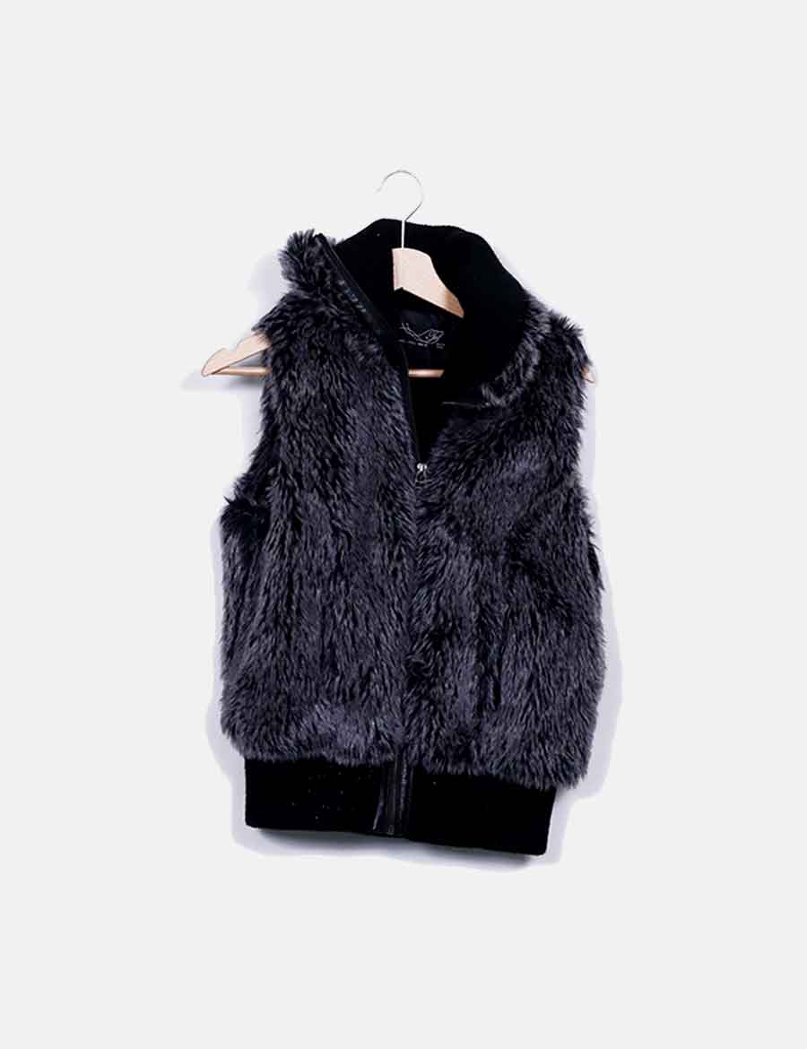 De Pelo Mujer Chaleco Online Chaquetas Baratos Y Zara Gris Abrigos Z4qOO8