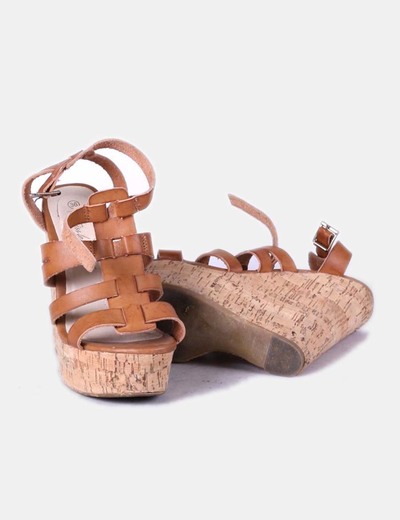Con Sandalias Cuña Sandalias Marrones Con Marrones xBeWrdCo