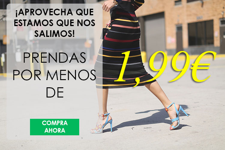 Más de 1500 prendas por menos de 1,99€