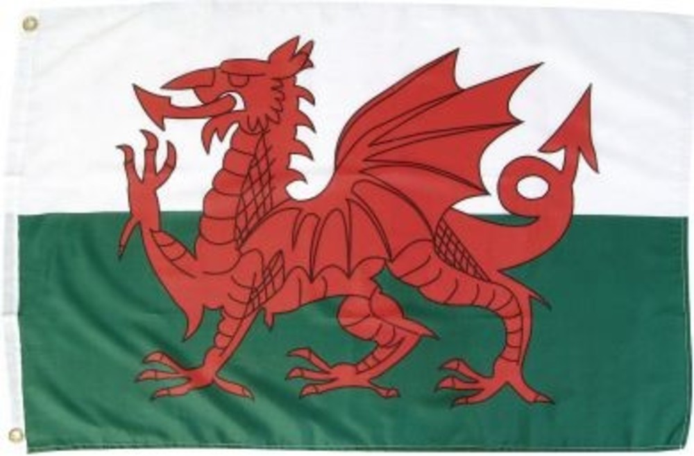 Welsh Dragon Flag