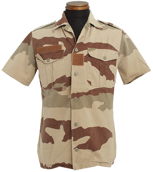 French Army Desert CCE camo short sleeve shirt