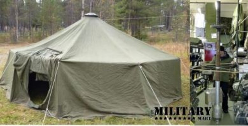 Swedish Army 20 Man Dome Tipi Tent