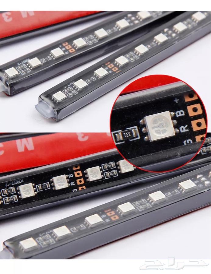 إنارة LED للدعاسات وأرضية السيارة