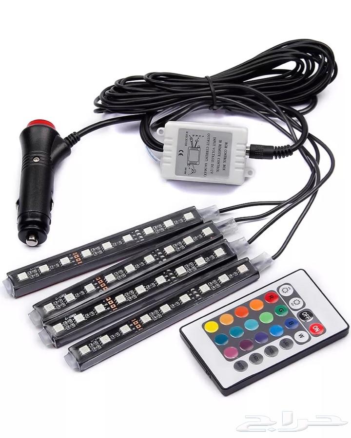 إنارة LED للدعاسات وأرضية السيارة
