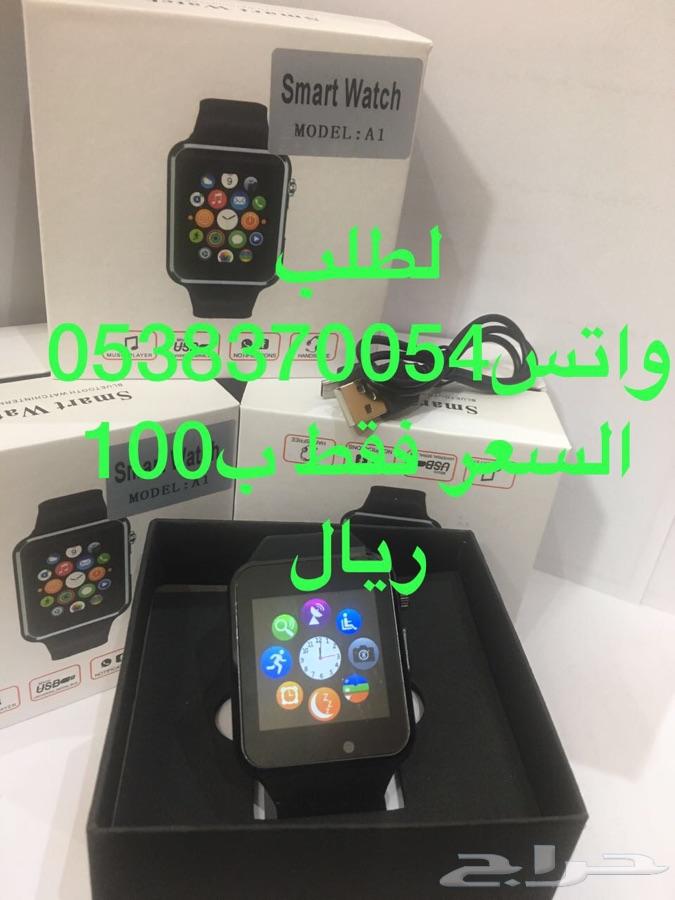 تقليد ساعه ابل مدخل ذاكره وشريحة فقط 100