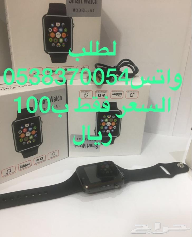 تقليد ساعه ابل مدخل ذاكره وشريحة فقط 100