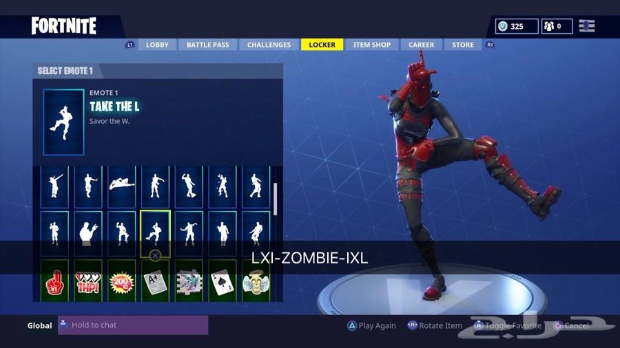 حساب فورت نايت للبيع