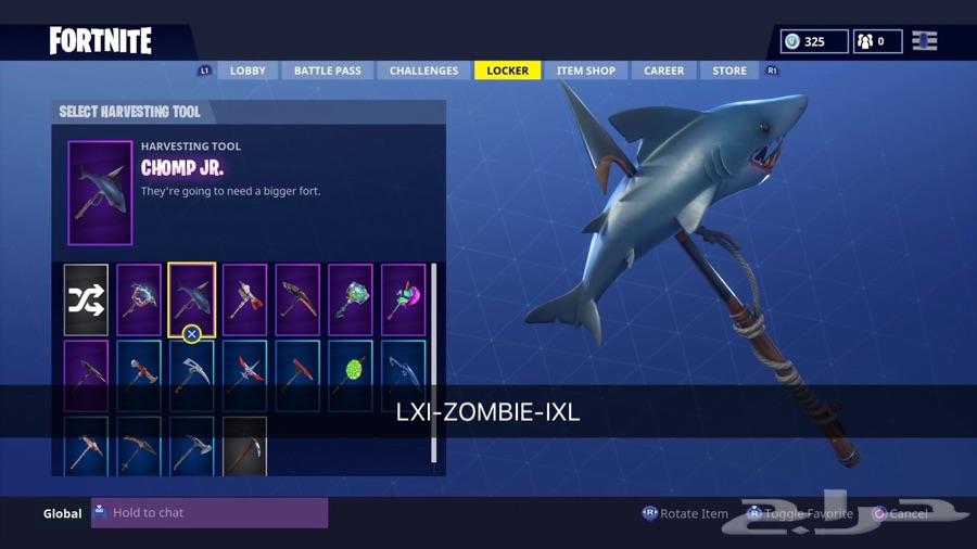 حساب فورت نايت للبيع