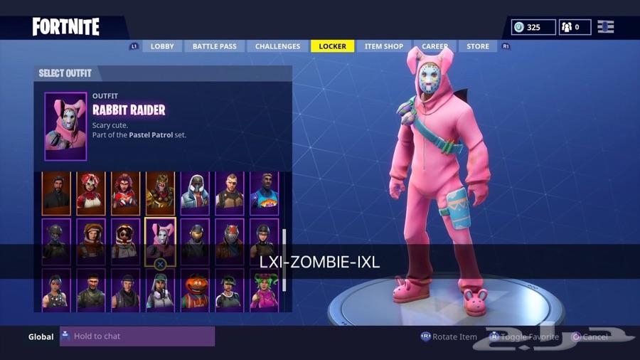 حساب فورت نايت للبيع