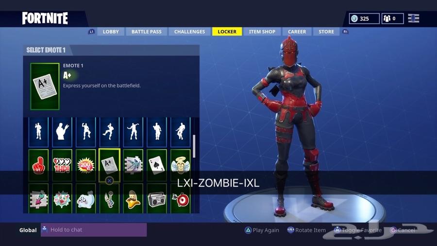 حساب فورت نايت للبيع