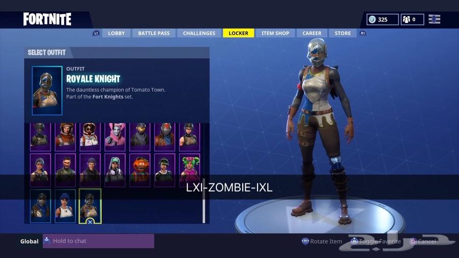 حساب فورت نايت للبيع