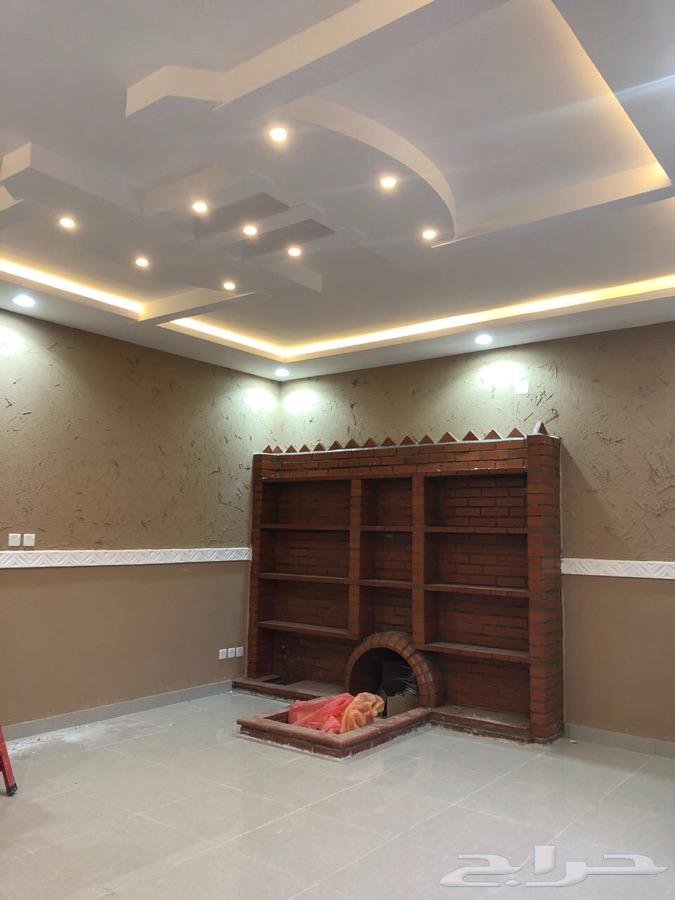 للبيع دور ارضي تأسيس دورين حي الجبل حائل