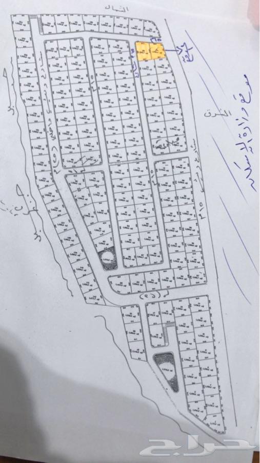 ارض بمساحت 2400 على ثلاث شوارع بيشة