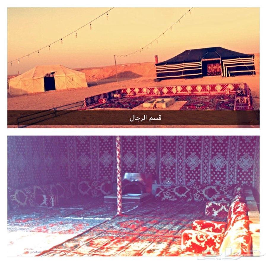مخيم للايجار شمال الرياض