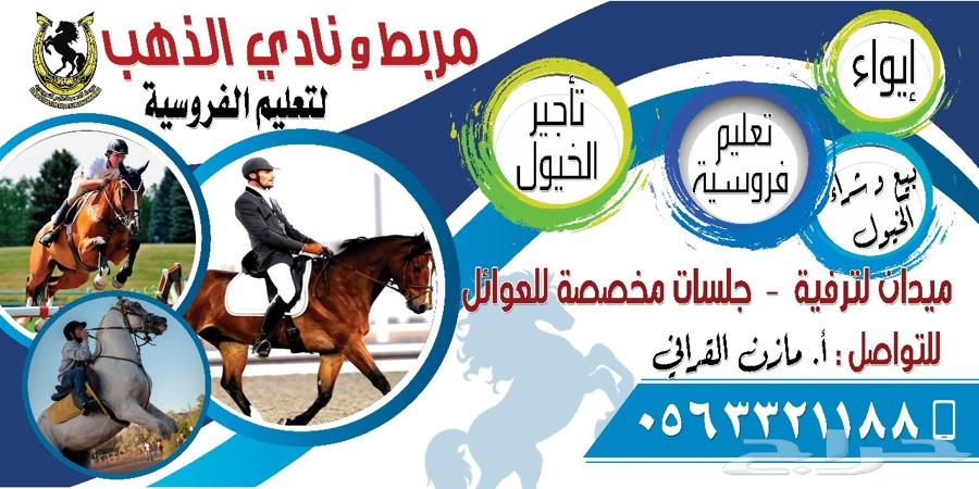 تعليم الفروسيه للرجال والنساء والاطفال