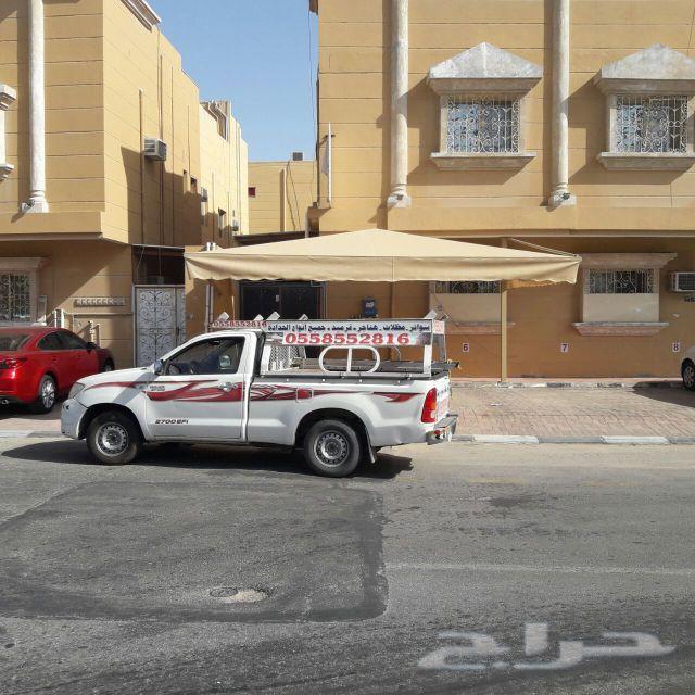 مظلات وسواتر وهناجر