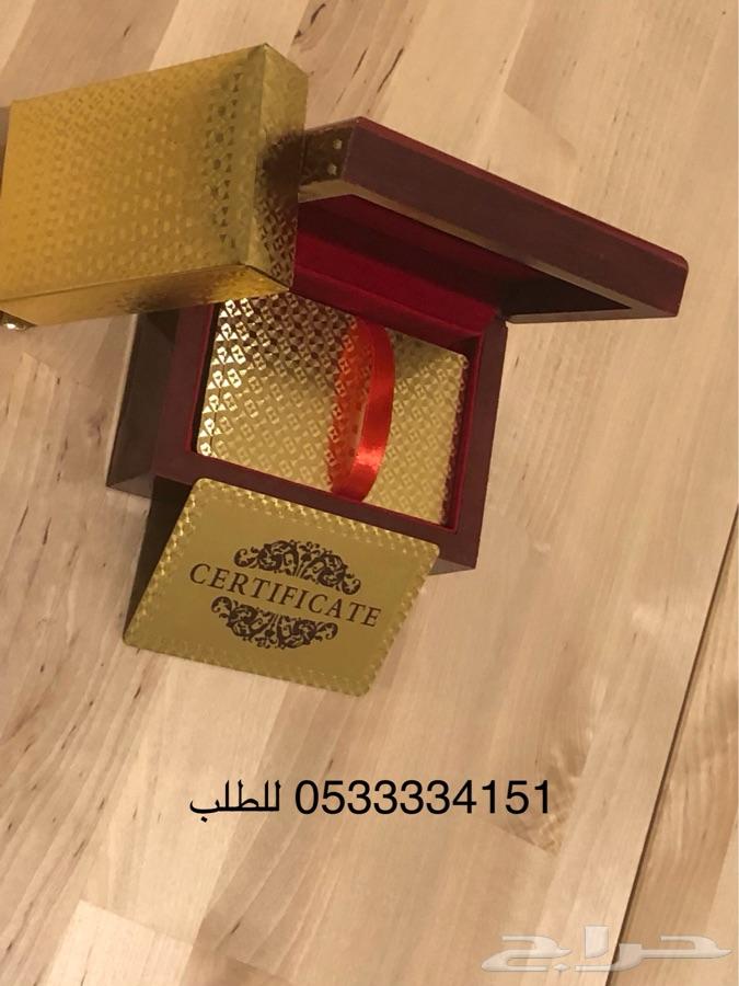 صندوق ورق بلوت مذهب فاخر