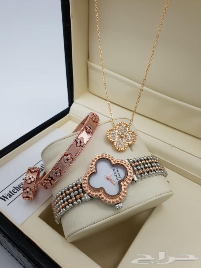 اطقم ساعات نسائيه ماركات عديده