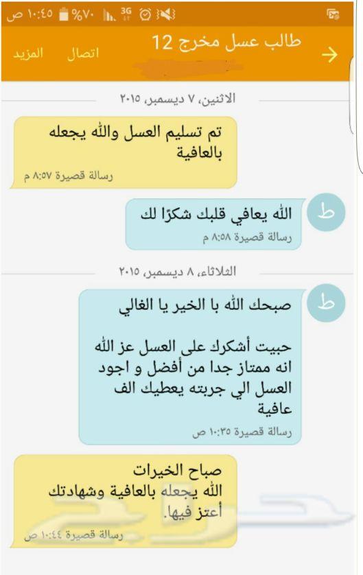 (عسل سدر أصلي مضمون مفحوص مخبريا)