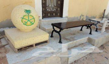 حواجز خرسانه وحدائق للبيع