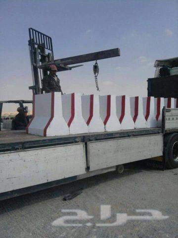 حواجز خرسانه وحدائق للبيع
