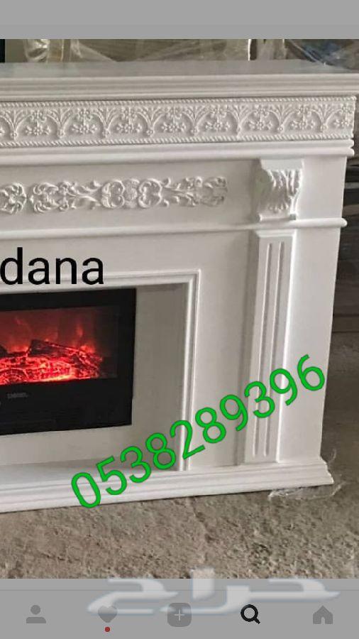 ديكور مدفأة