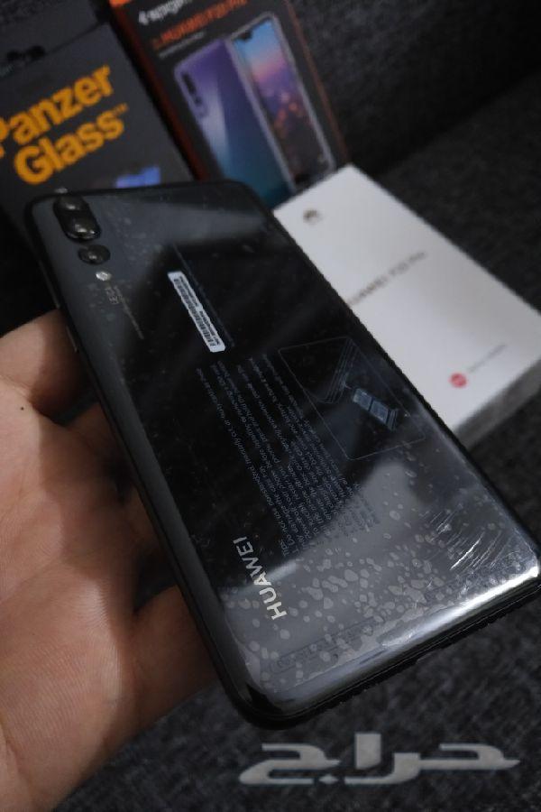 هواوي P20 PRO اسود استخدام 15 يوم باكسسواراته