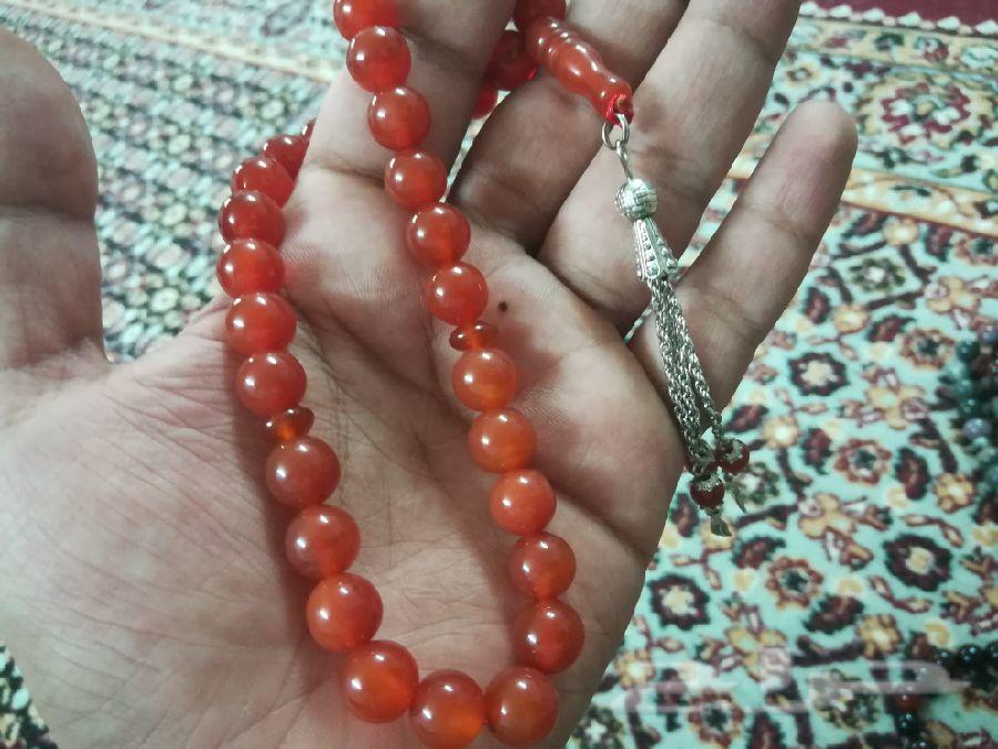 سبح عقيق برازيلي اصلية