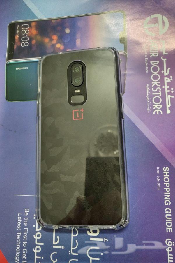 ون بلس 6 Oneplus اسود لامع 128 ضمان للبيع